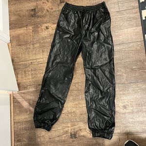 Pleather pants new without tags